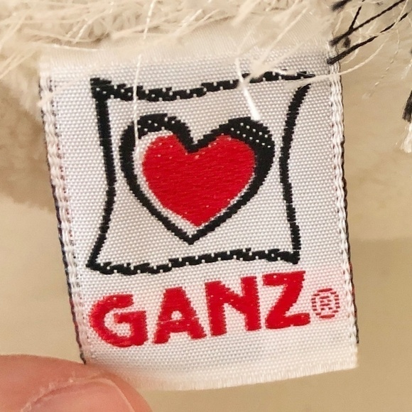 Webkinz Black & White Cheeky Dog Ganz Stuffed Toy, Good Condition - Picture 11 of 12